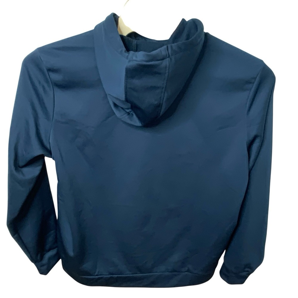 Under Armour Men's XL Black Hoodie‎ Kangaroo Pouch Loose Fleece Lined Big Logo - Picture 3 of 12